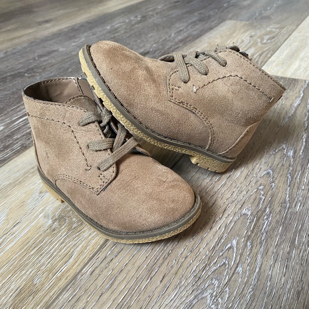 Faux Suede Toddler Boots